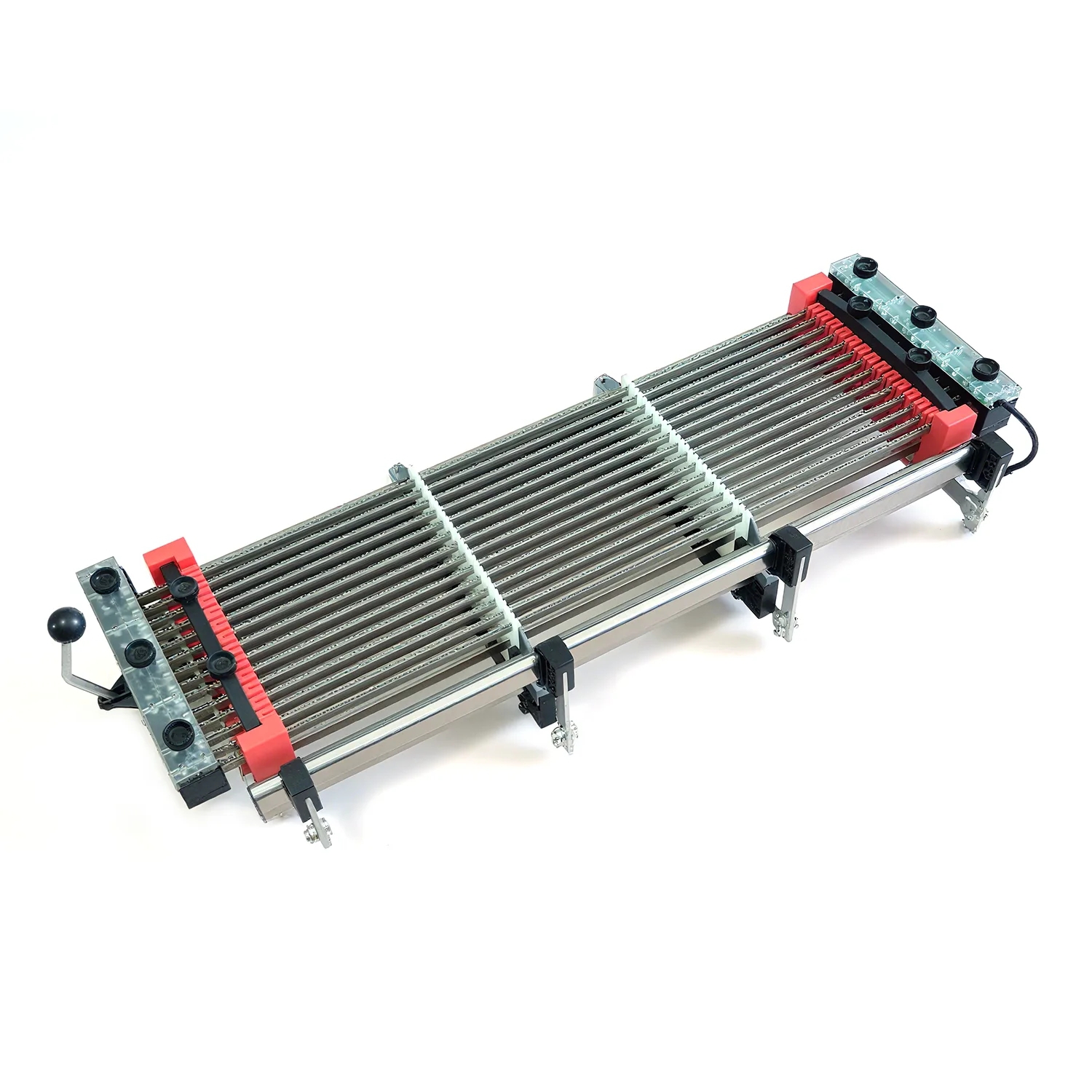 Các đặc điểm của Chuyển động dừng sợi dọc LED 14 hàng cho máy dệt lụa là gì