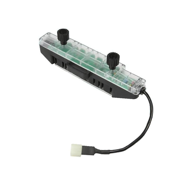 Hộp dừng dọc màn hình LED được trang bị phích cắm RIFA cho máy dệt